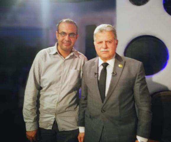 وكيل صحة البرلمان مع الكاتب الصحفي مدحت محى الدين