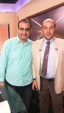 السيد الجمصى والكاتب الصحفى مدحت محى الدين