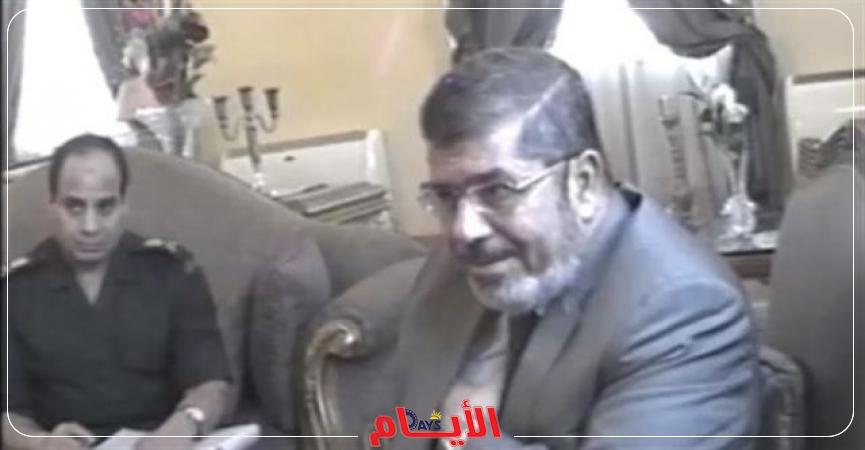 محمد مرسي والرئيس السيسي من تسريب مسلسل الاختيار 3