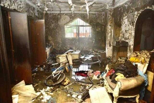 عاجل - اندلاع حريق هائل في منزل أحمد شوبير ويتصل بالنجده لإنقاذه