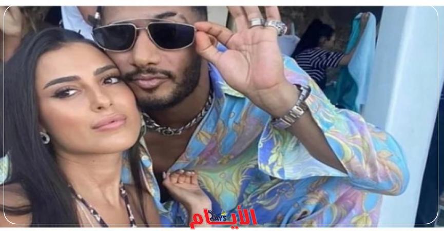 محمد رمضان مع فتاة إسرائيلية 