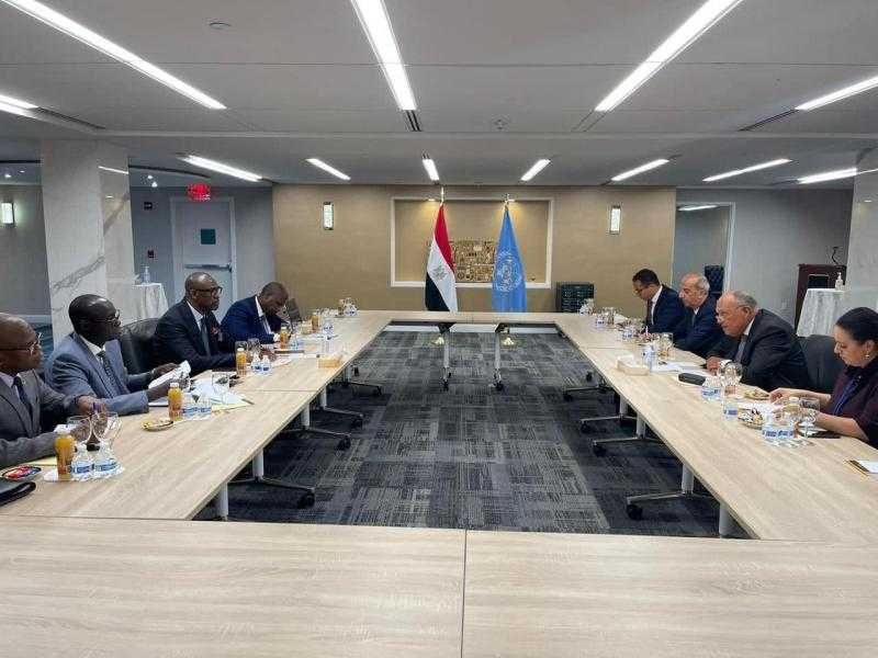 بالصور .. سامح شكري يلتقي وزير خارجية مالي على هامش أعمال الجمعية العامة للأمم المتحدة