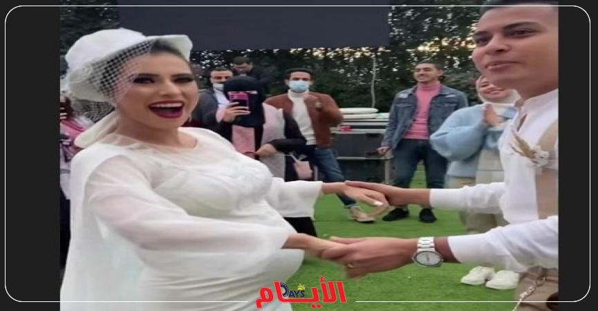 العروسة الحامل في فرح المنصورة